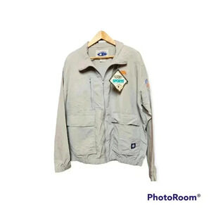 Vintage Starbus golf nylon jacket NWT windbreaker Dupont Medium unisex